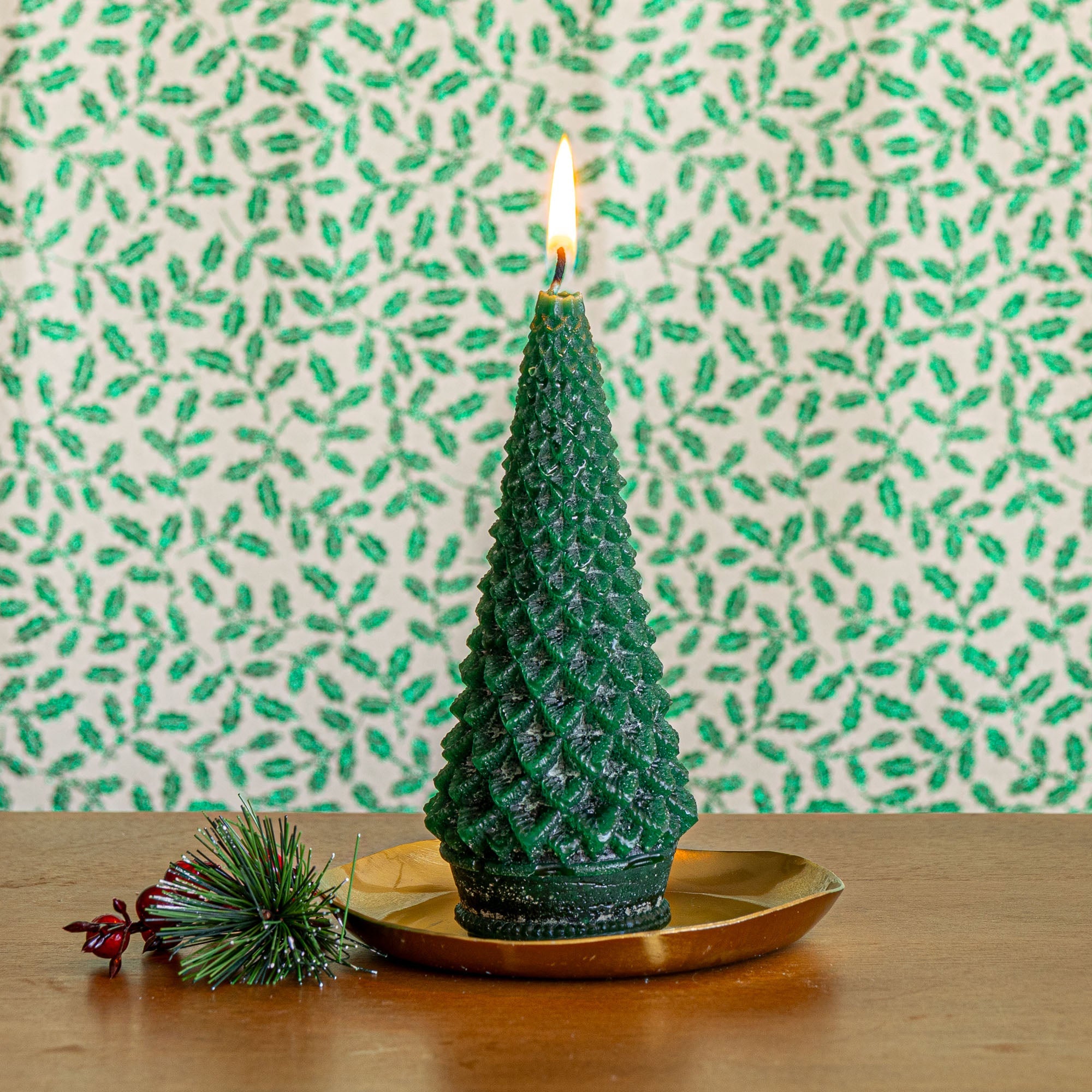 Accent Sculpted Tree Candle - Forest
