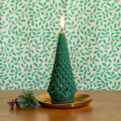 Accent Sculpted Tree Candle - Forest