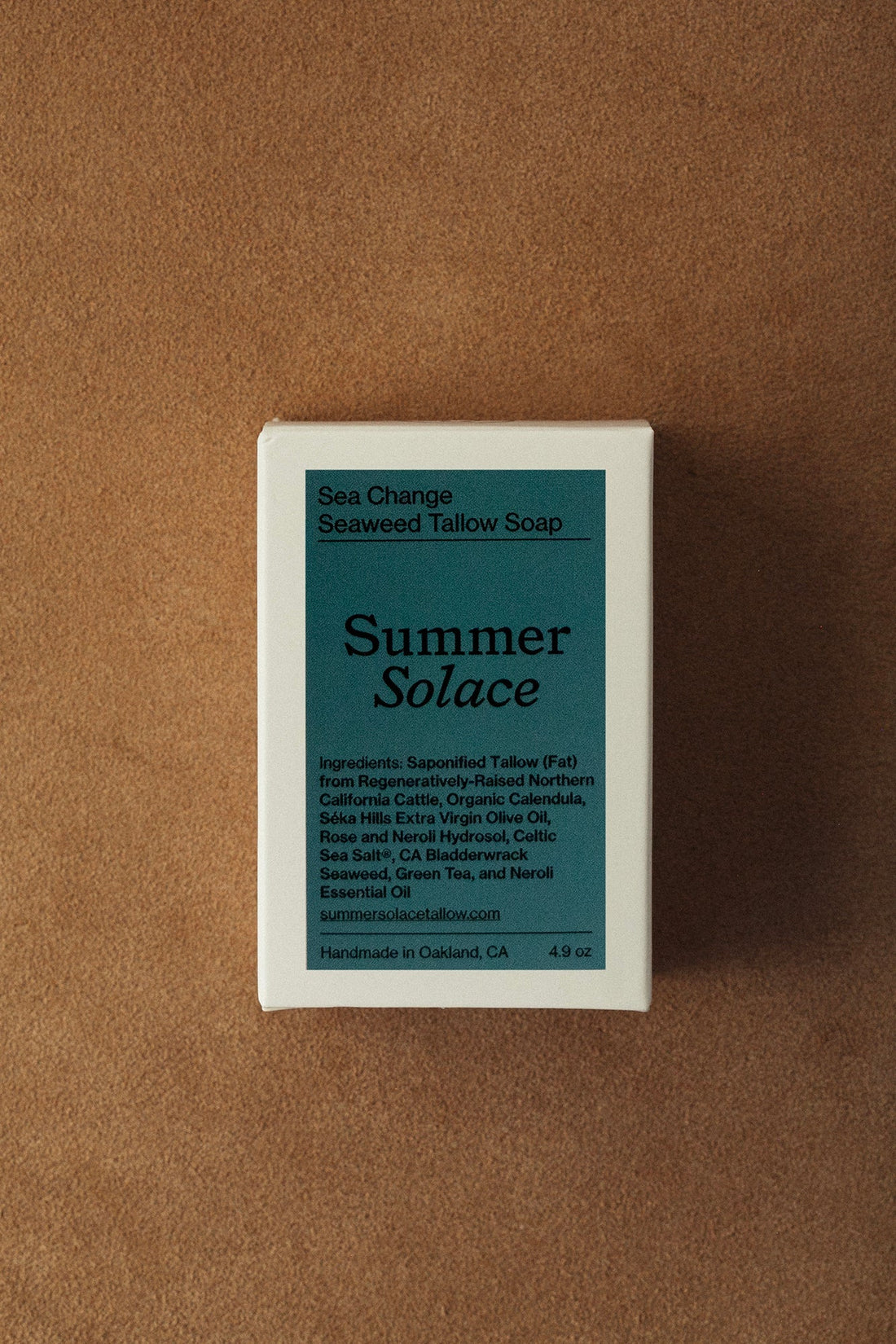 Sea Change Seaweed Bar – Neroli &amp; Bladderwrack for Mineral-Rich Cleansing - My American Goods
