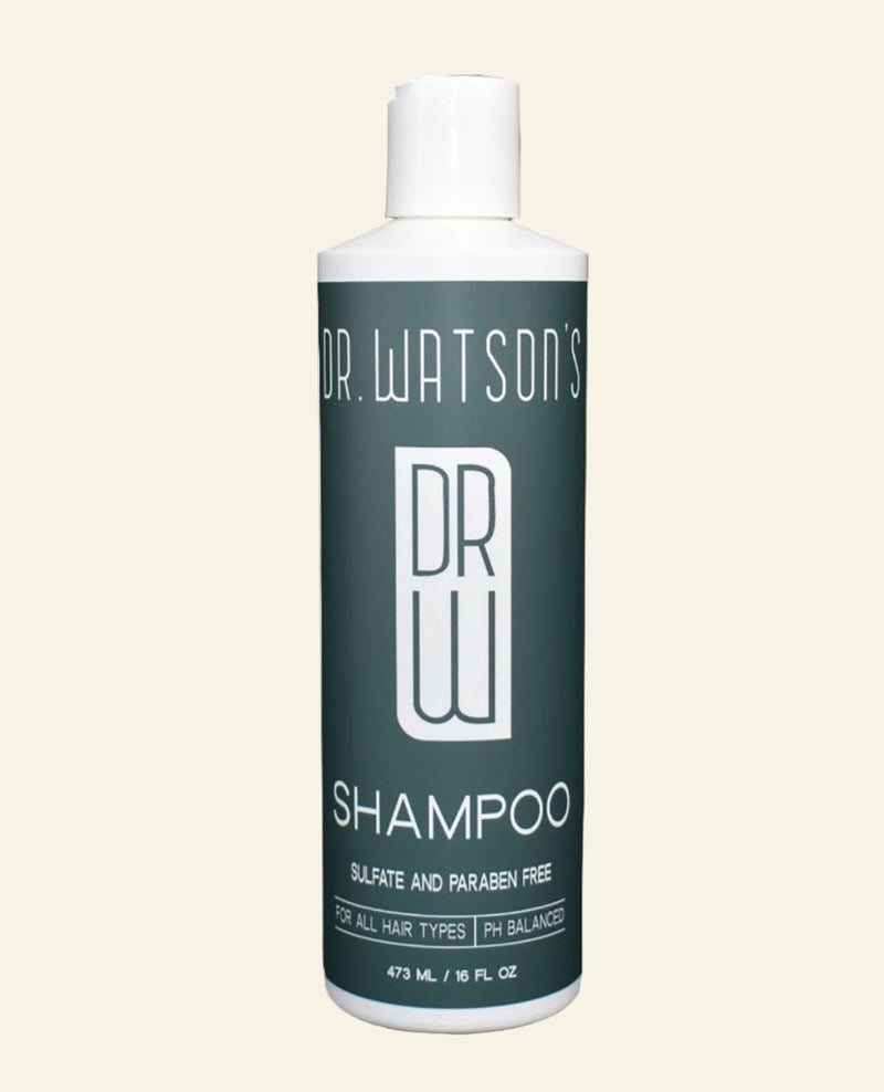 Dr. Watson's Hair & Skin Care Shampoo Dr. Watson's Hair Care | Shampoo | The Original | Sulfate Free | pH Balanced | 16 Oz.