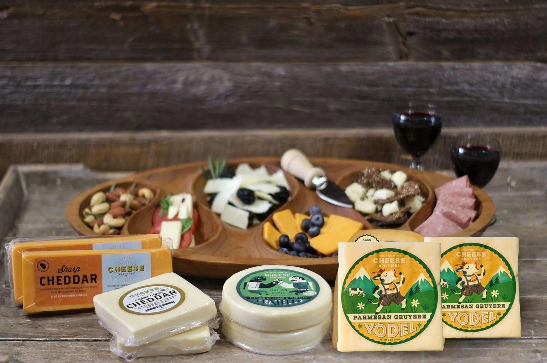 Cheese Brothers, Inc. Gifts and Bundles Sharp &amp; Flavorful Cheese Box (8 Cheeses)