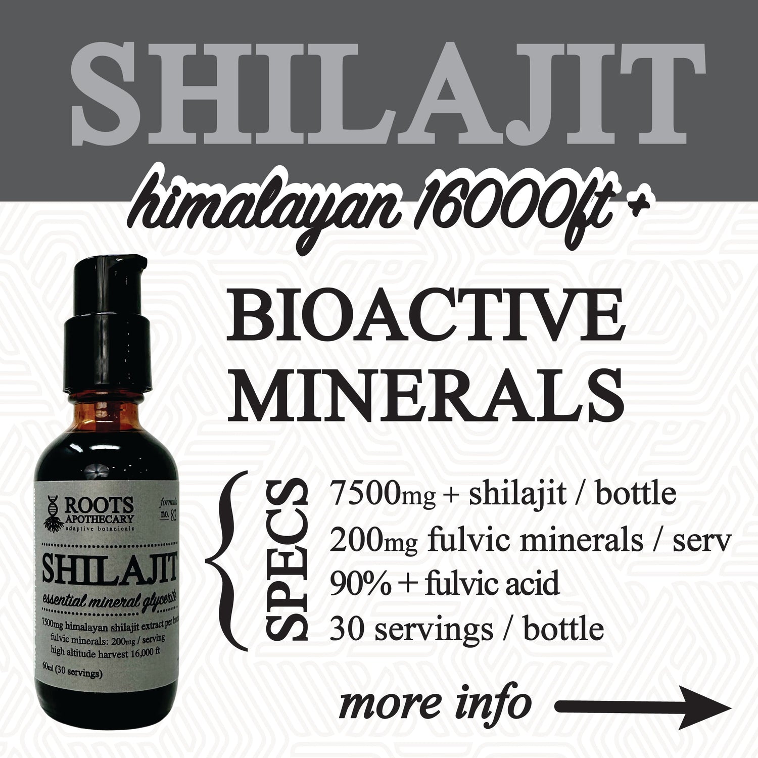Himalayan Shilajit Glycerite – 60 mL