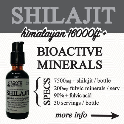 Himalayan Shilajit Glycerite – 60 mL