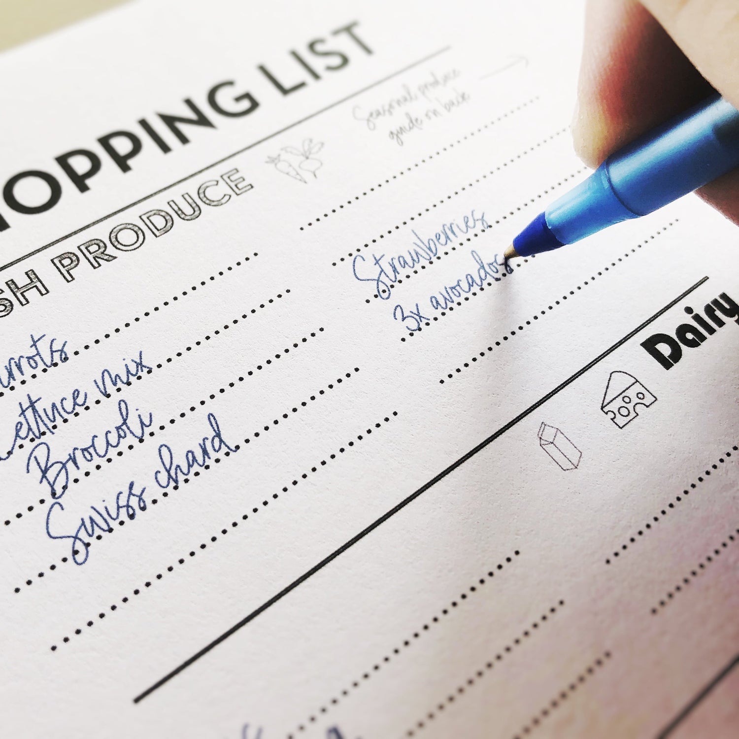 Market Shopping List