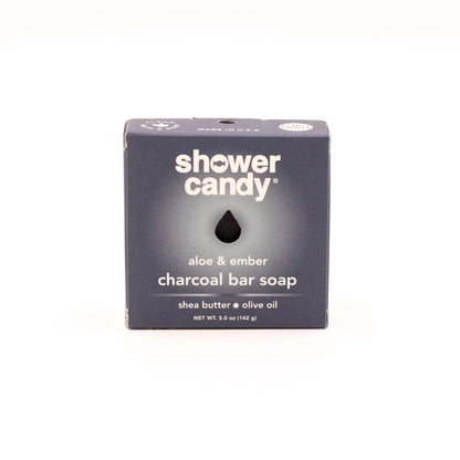 SHOWER CANDY Aloe &amp; Ember Charcoal Bar Soap