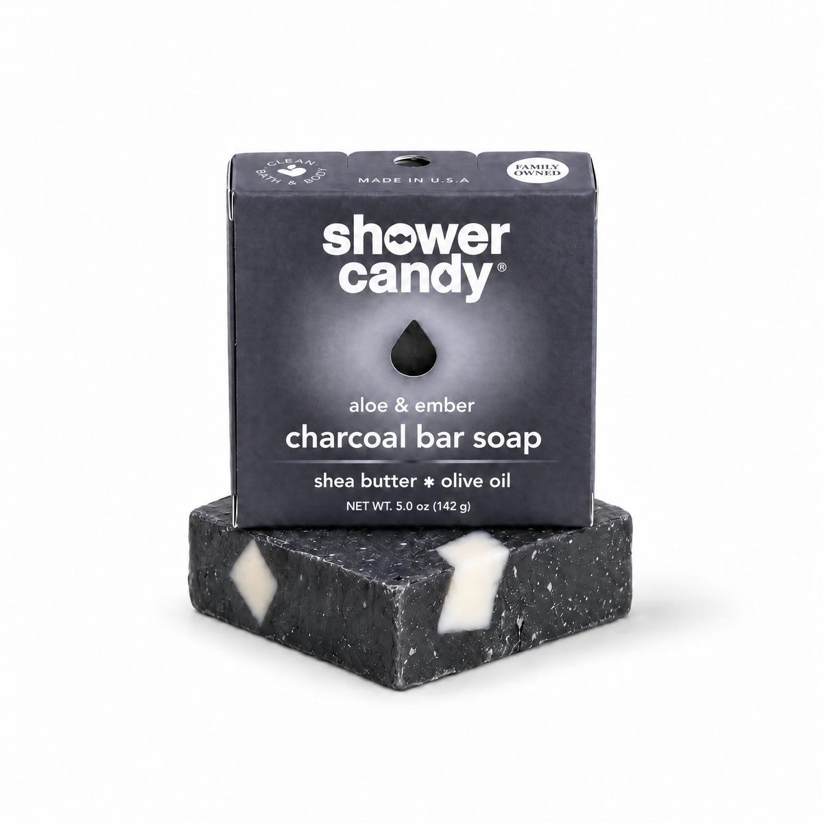 Aloe &amp; Ember Charcoal Bar Soap