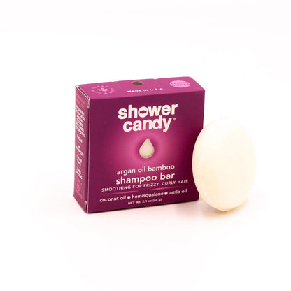 Argan Oil Bamboo Shampoo Bar for Curly Hair | Shower Candy