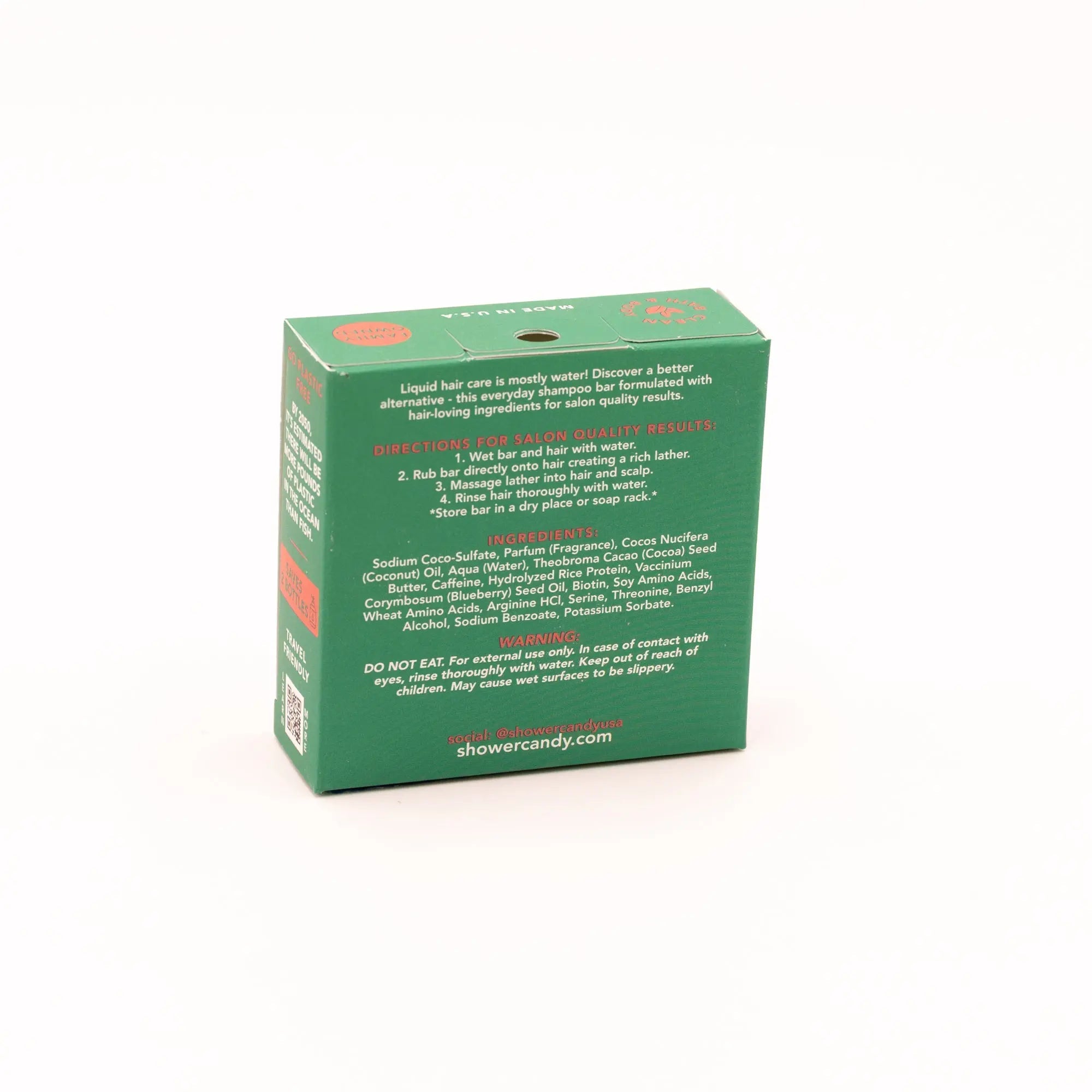 Bergamot Grapefruit Volumizing Shampoo Bar | Shower Candy - for Fine Hair