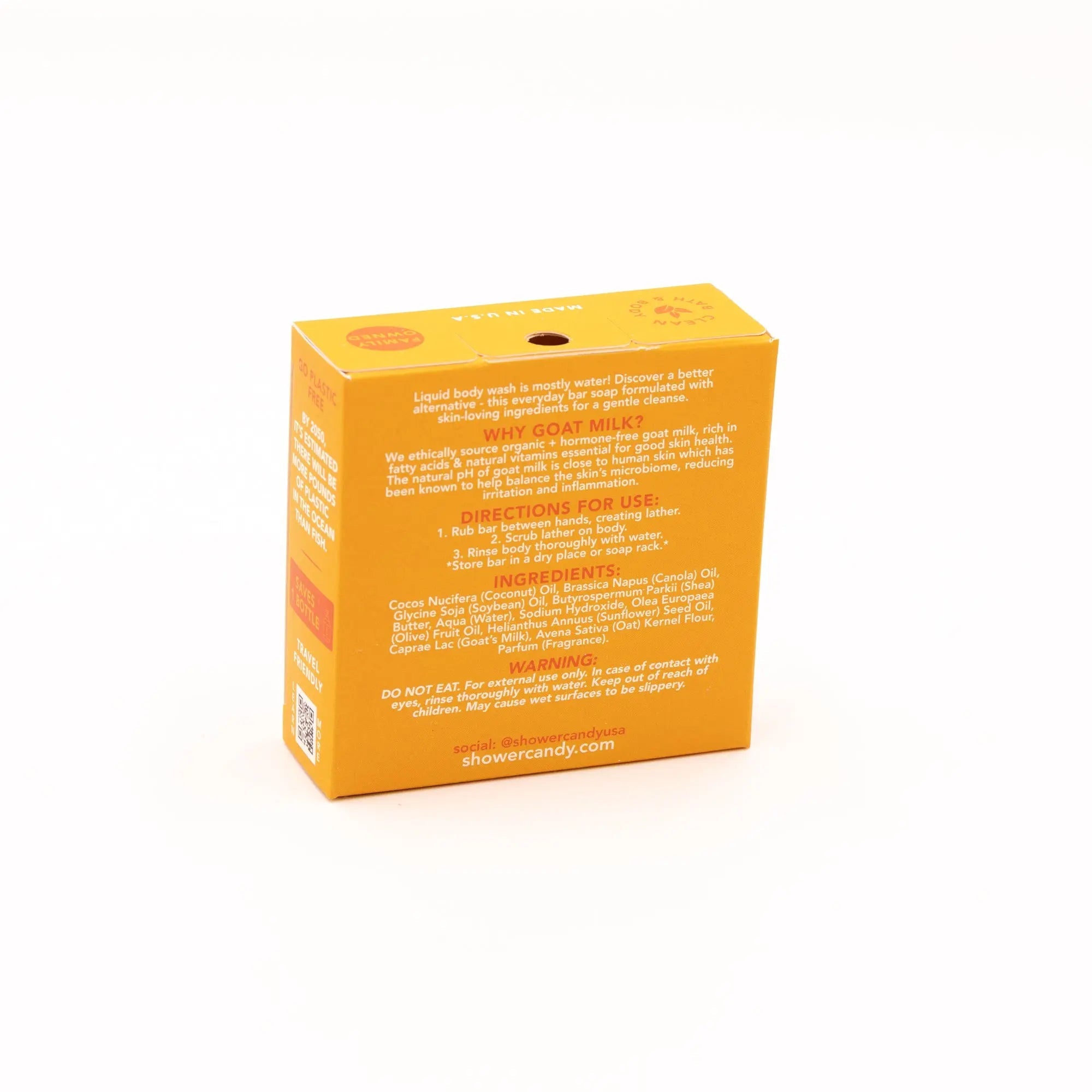 Citrus Burst Goat Milk Soap Bar | Shower Candy