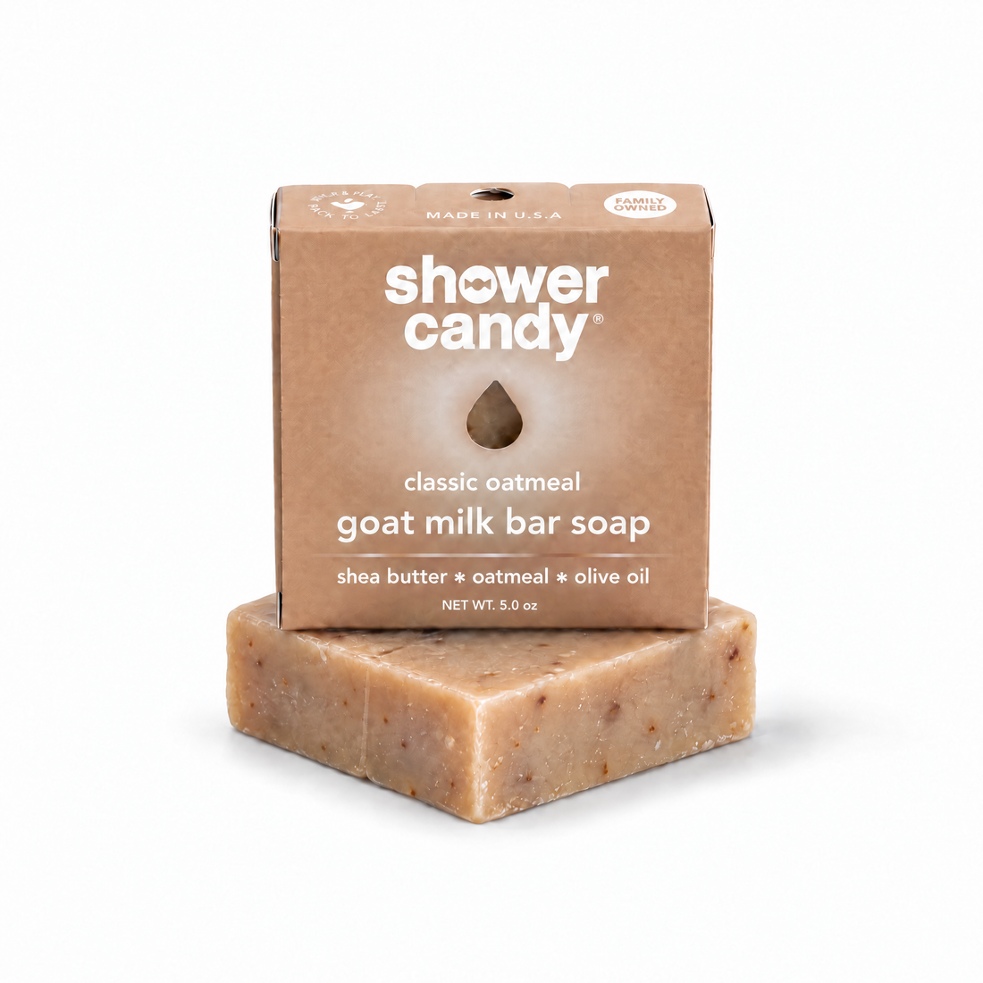 Classic Oatmeal Goat Milk Soap Bar | Shower Candy
