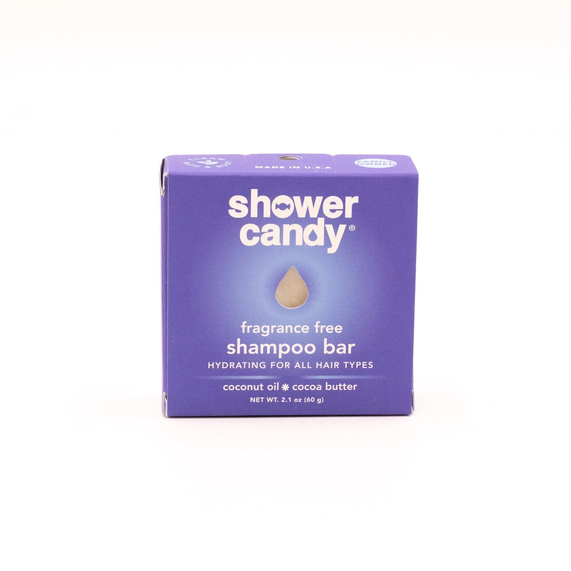 Fragrance Free Shampoo Bar | Shower Candy – Hydrating for All Hair Types
