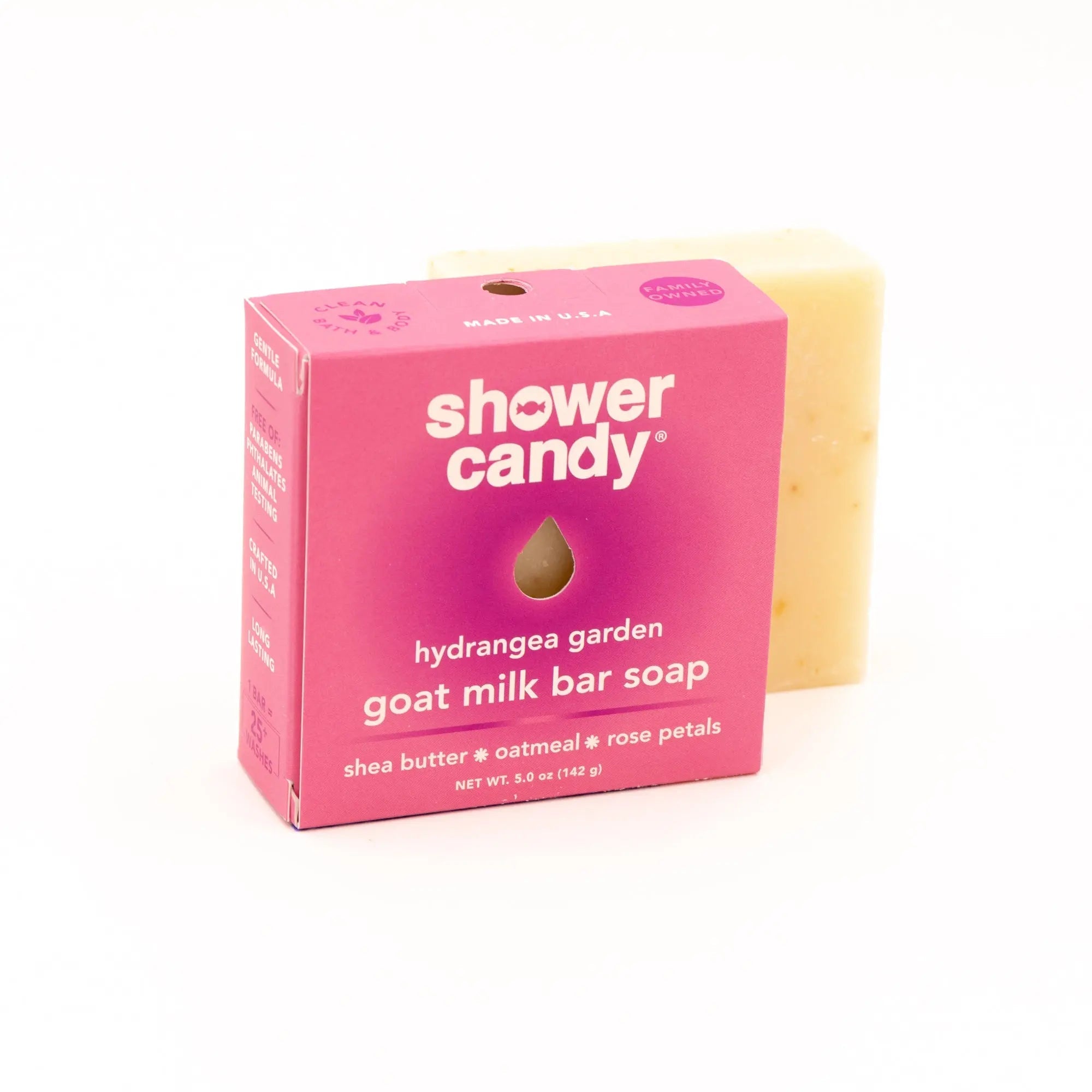 Hydrangea Garden Goat Milk Soap Bar | Shower Candy
