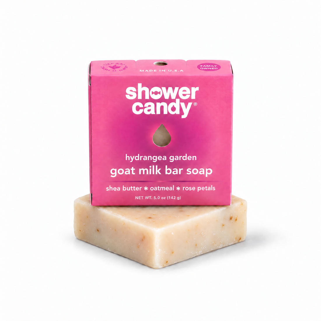 Hydrangea Garden Goat Milk Soap Bar | Shower Candy