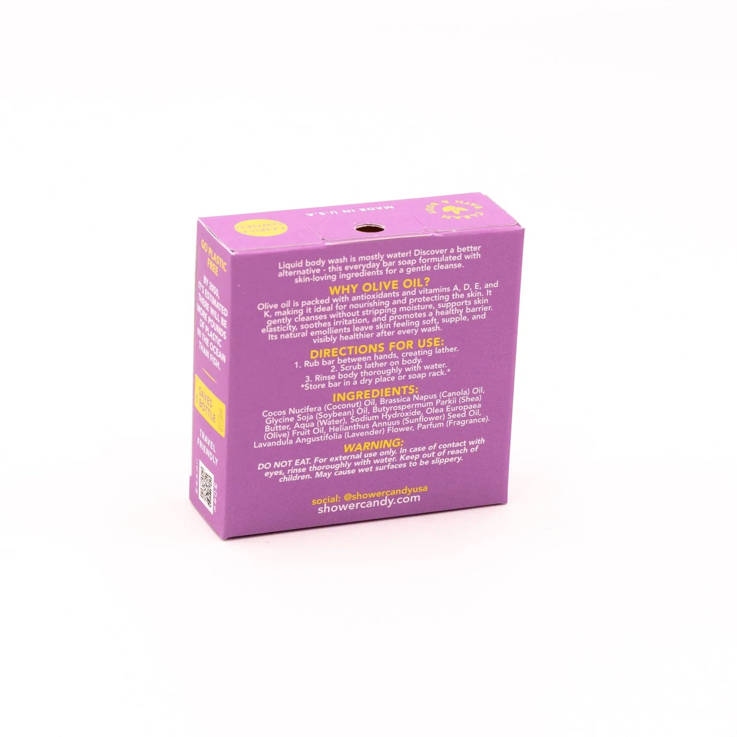 Ylang Ylang Lavender Olive Oil Soap | Shower Candy