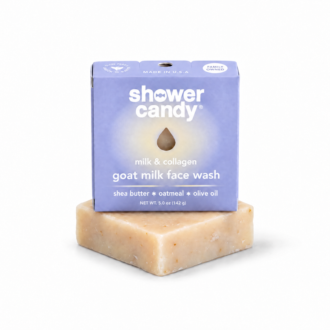 Milk + Collagen Face Wash Bar | Shower Candy