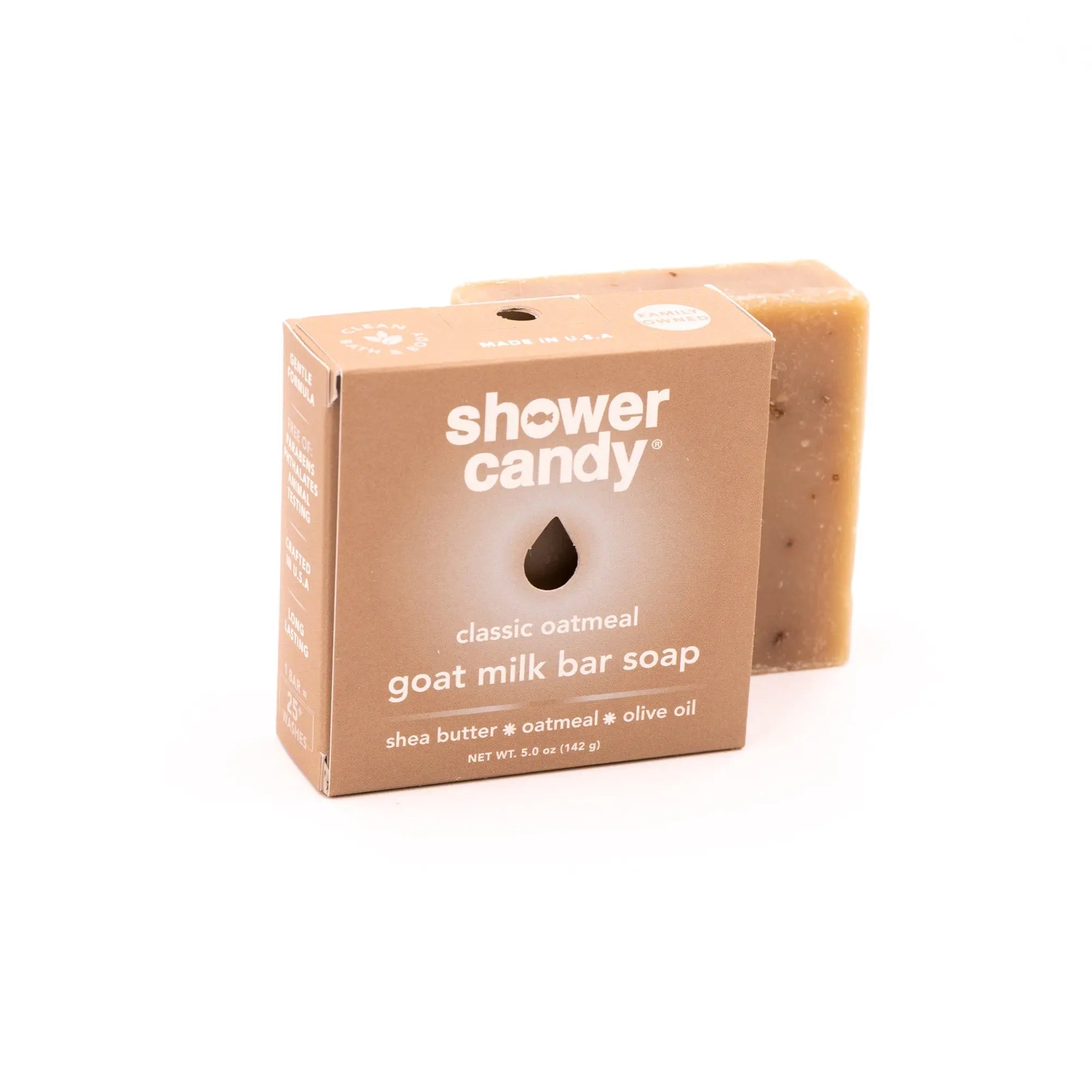 Classic Oatmeal Goat Milk Soap Bar | Shower Candy