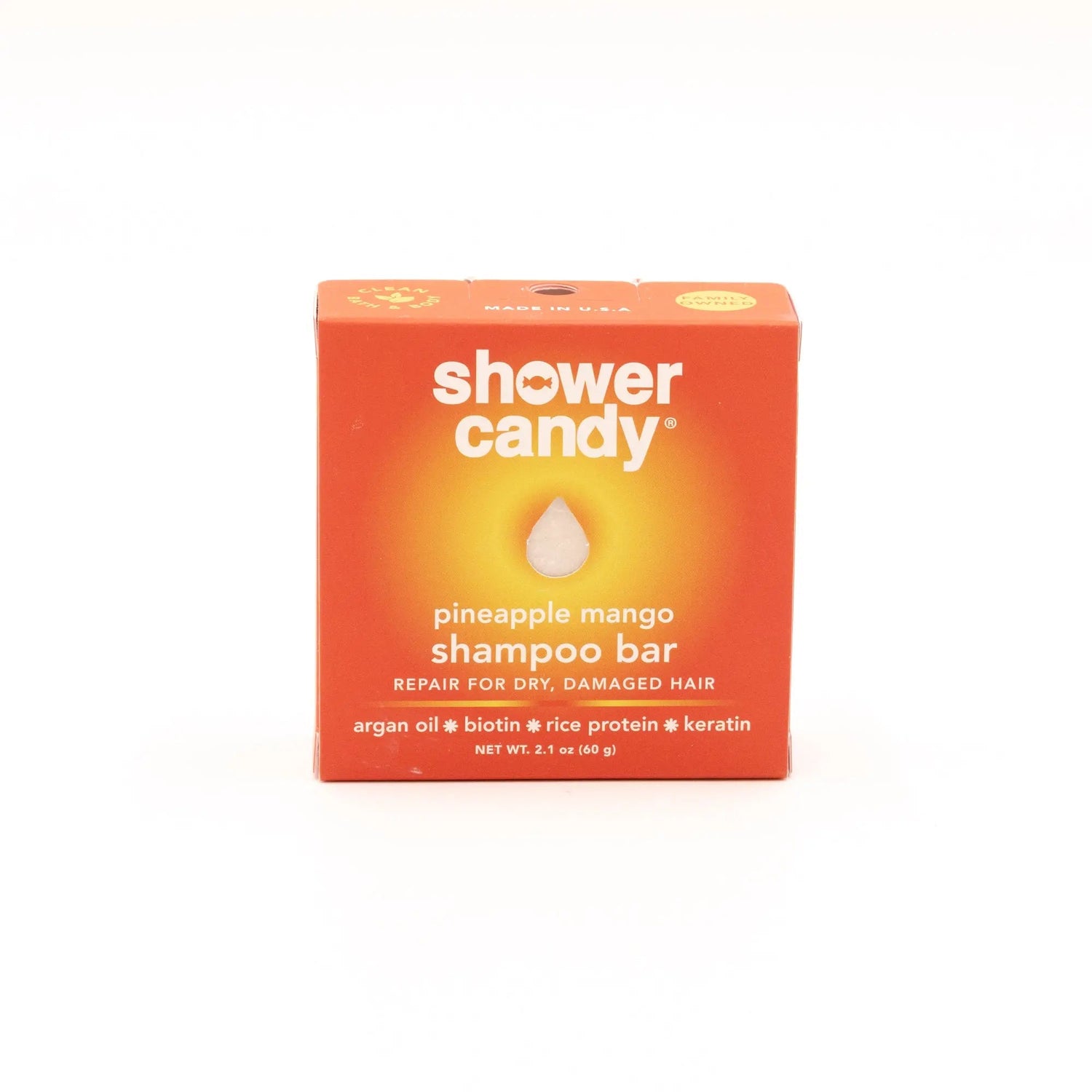 Pineapple Mango Shampoo Bar | Shower Candy – Repair for Dry, Damaged Hair