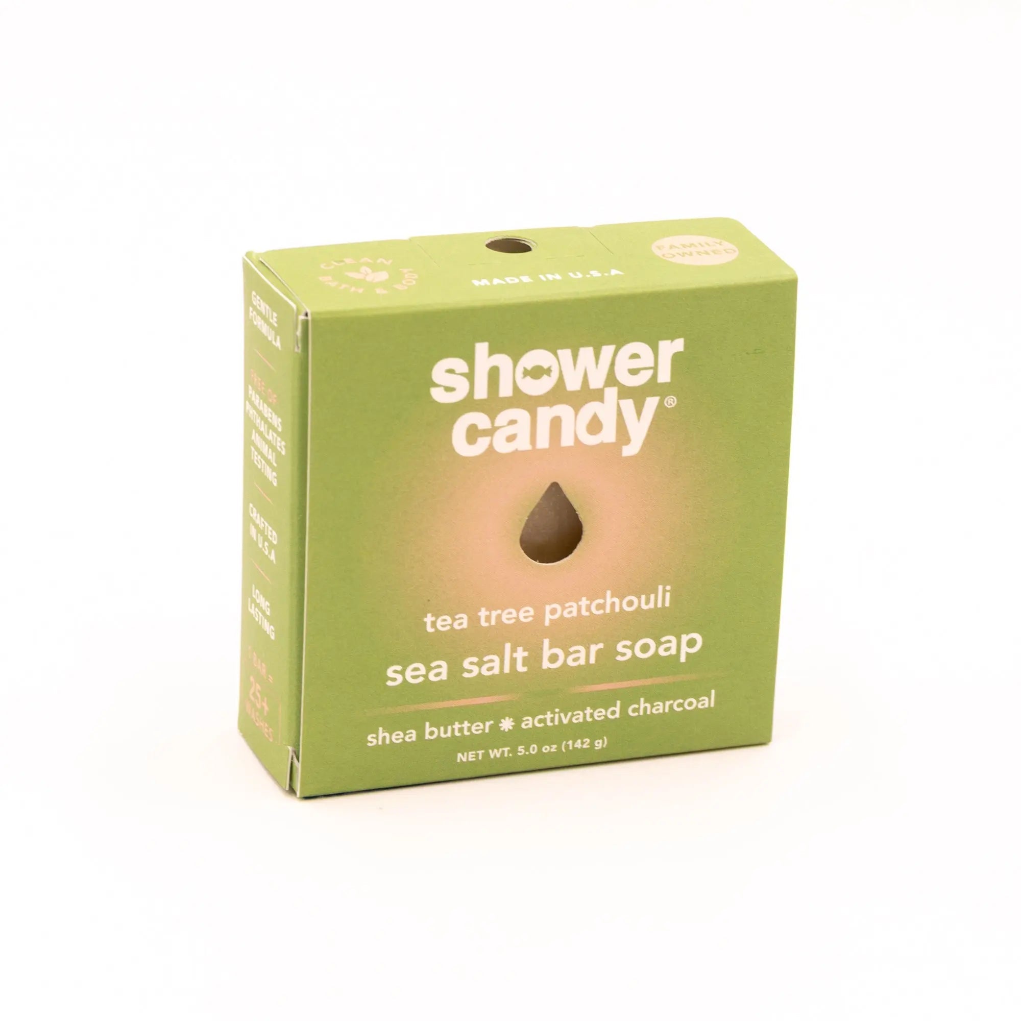 Tea Tree Patchouli Olive Oil Bar Soap | Shower Candy
