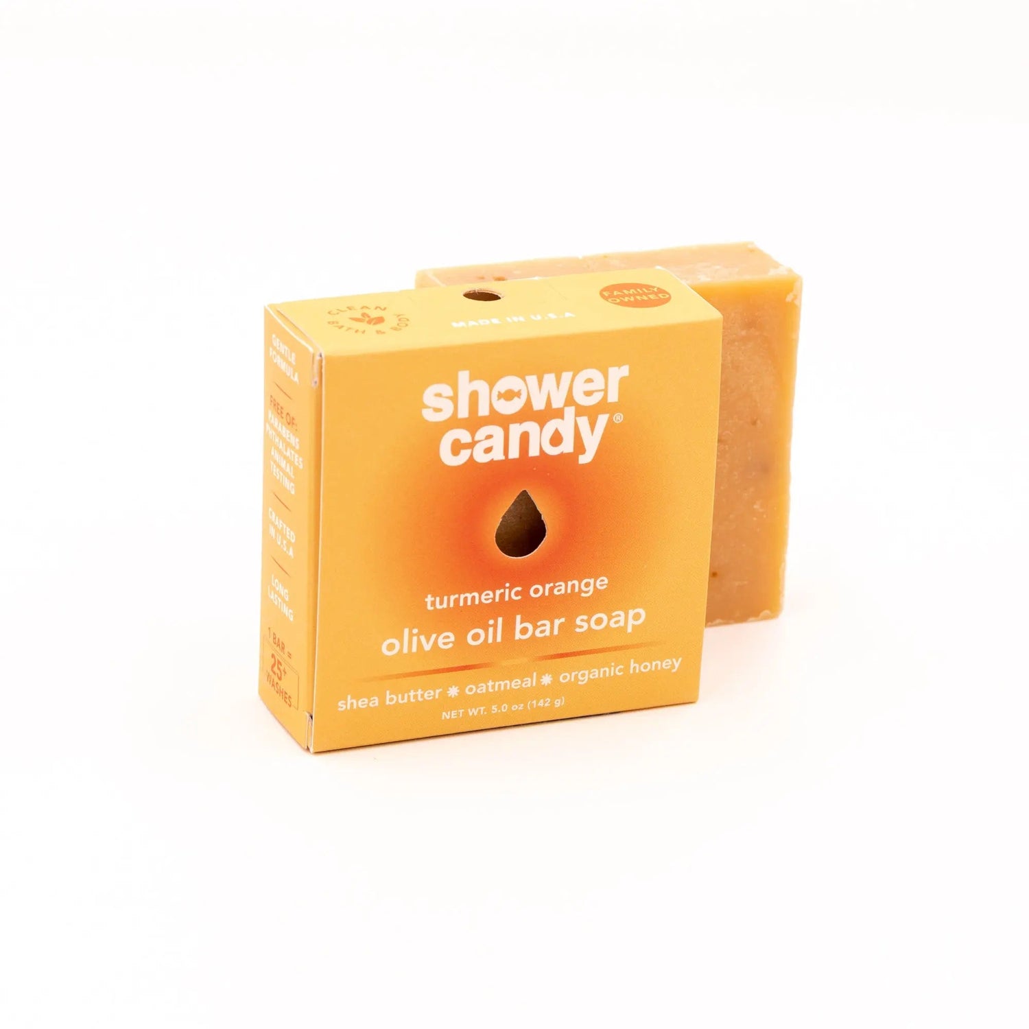 Turmeric Orange Olive Oil Bar Soap | Shower Candy