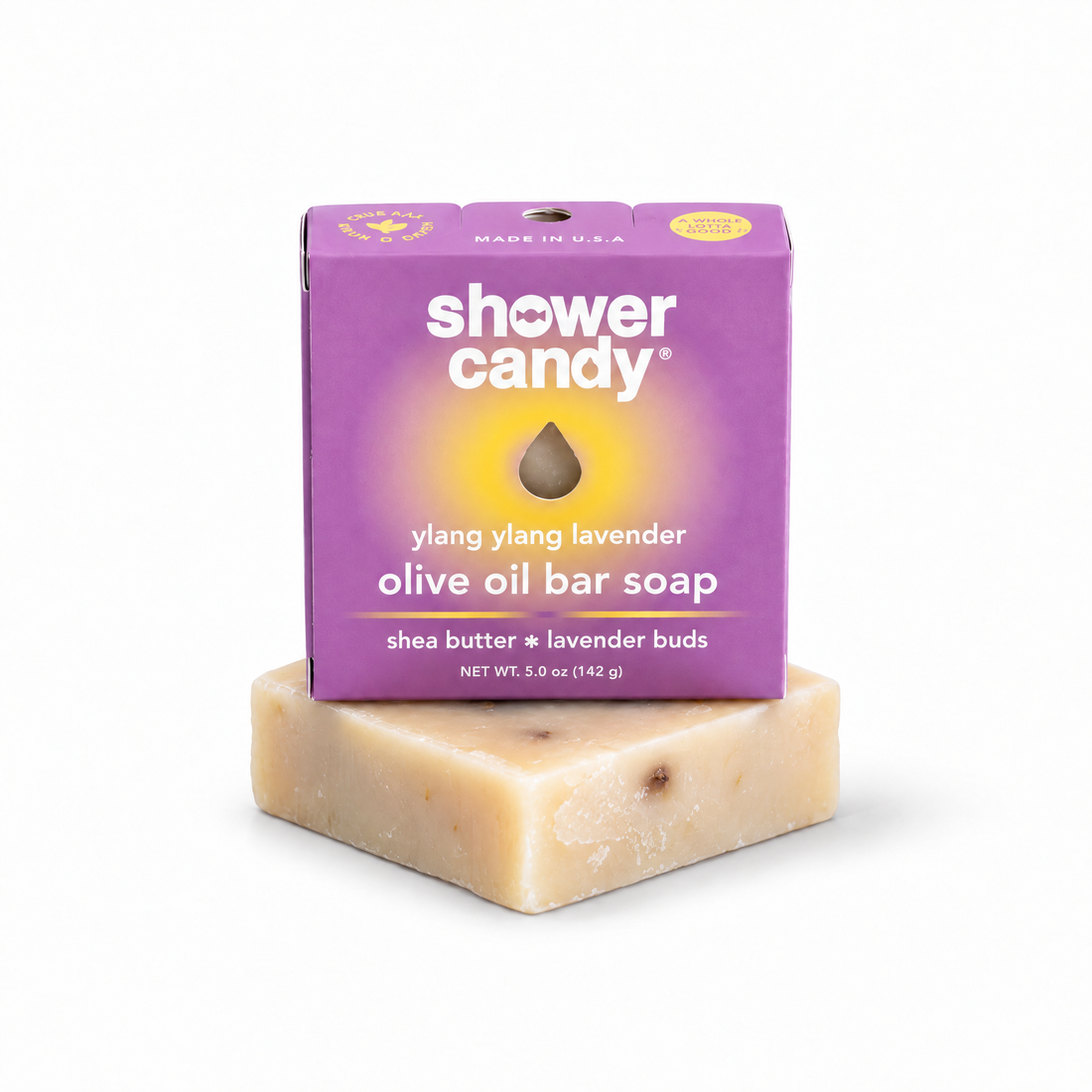 Ylang Ylang Lavender Olive Oil Soap | Shower Candy