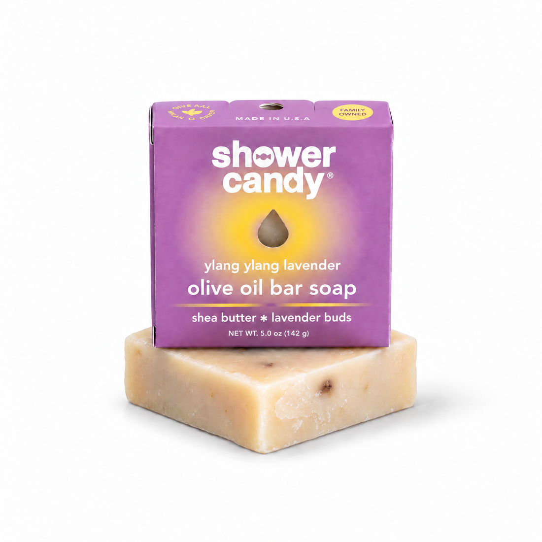 Ylang Ylang Lavender Olive Oil Soap | Shower Candy