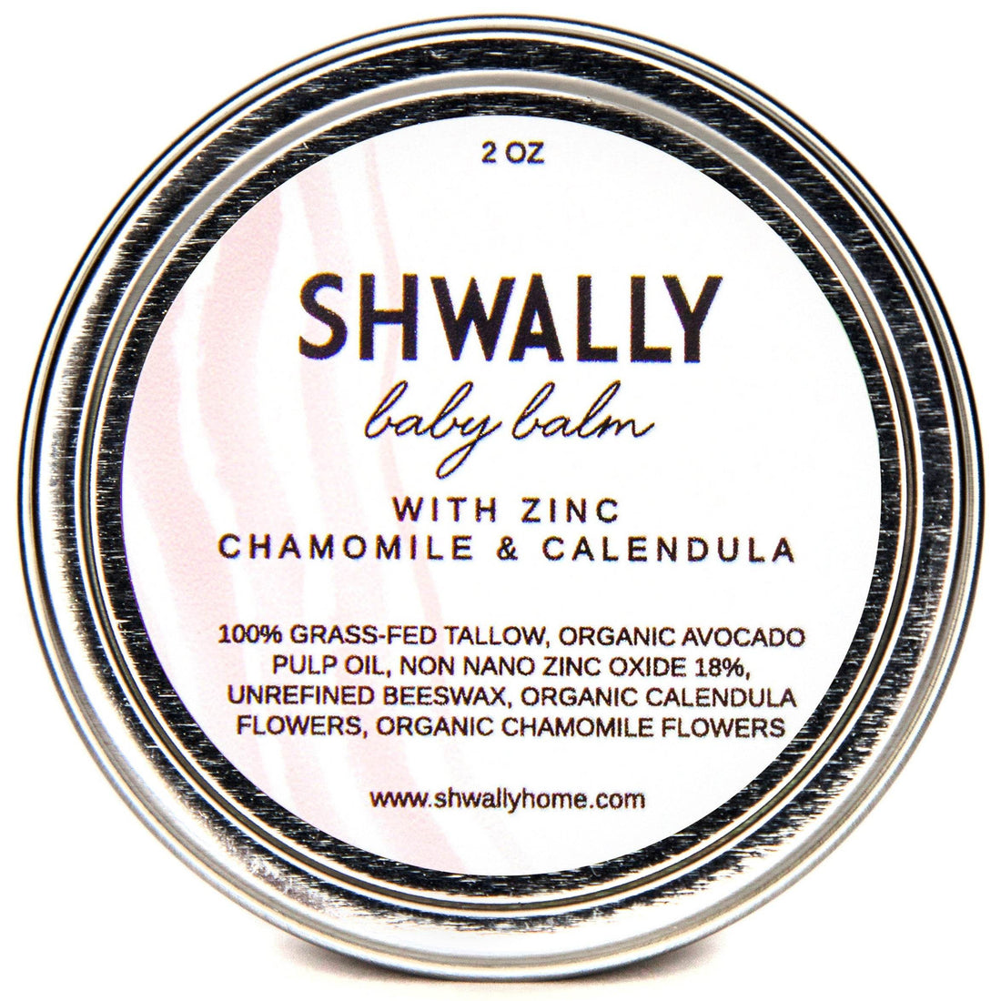 Zinc - Calendula &amp; Chamomile Baby Booty Diaper Cream 2 Oz - My American Goods