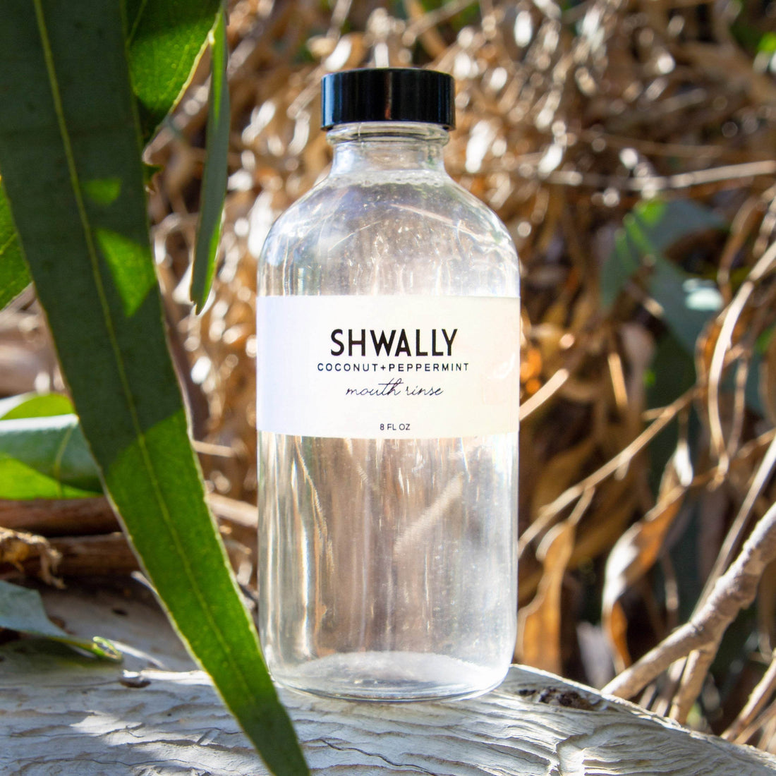 Shwally Peppermint Coconut Mouth Rinse 8 Oz - My American Goods