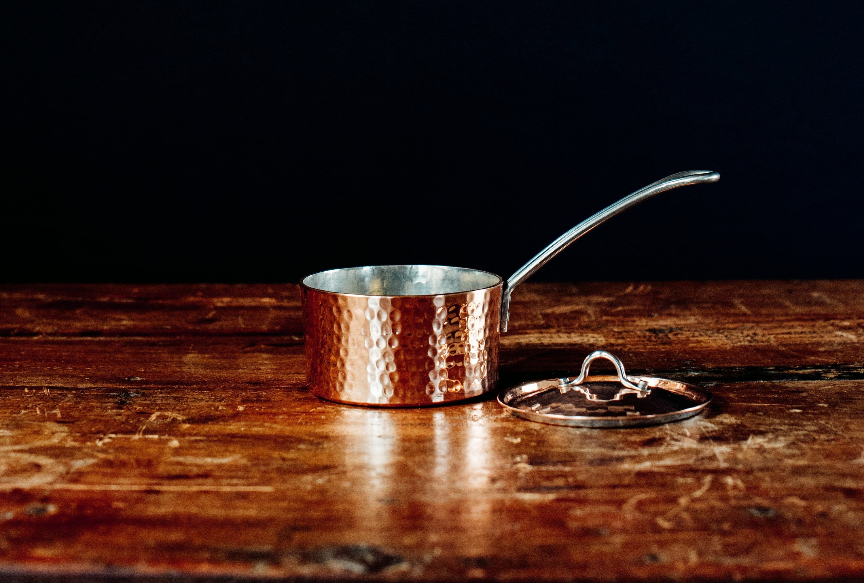 Sertodo Pots &amp; Pans Petite French Copper Butter Pot With Lid