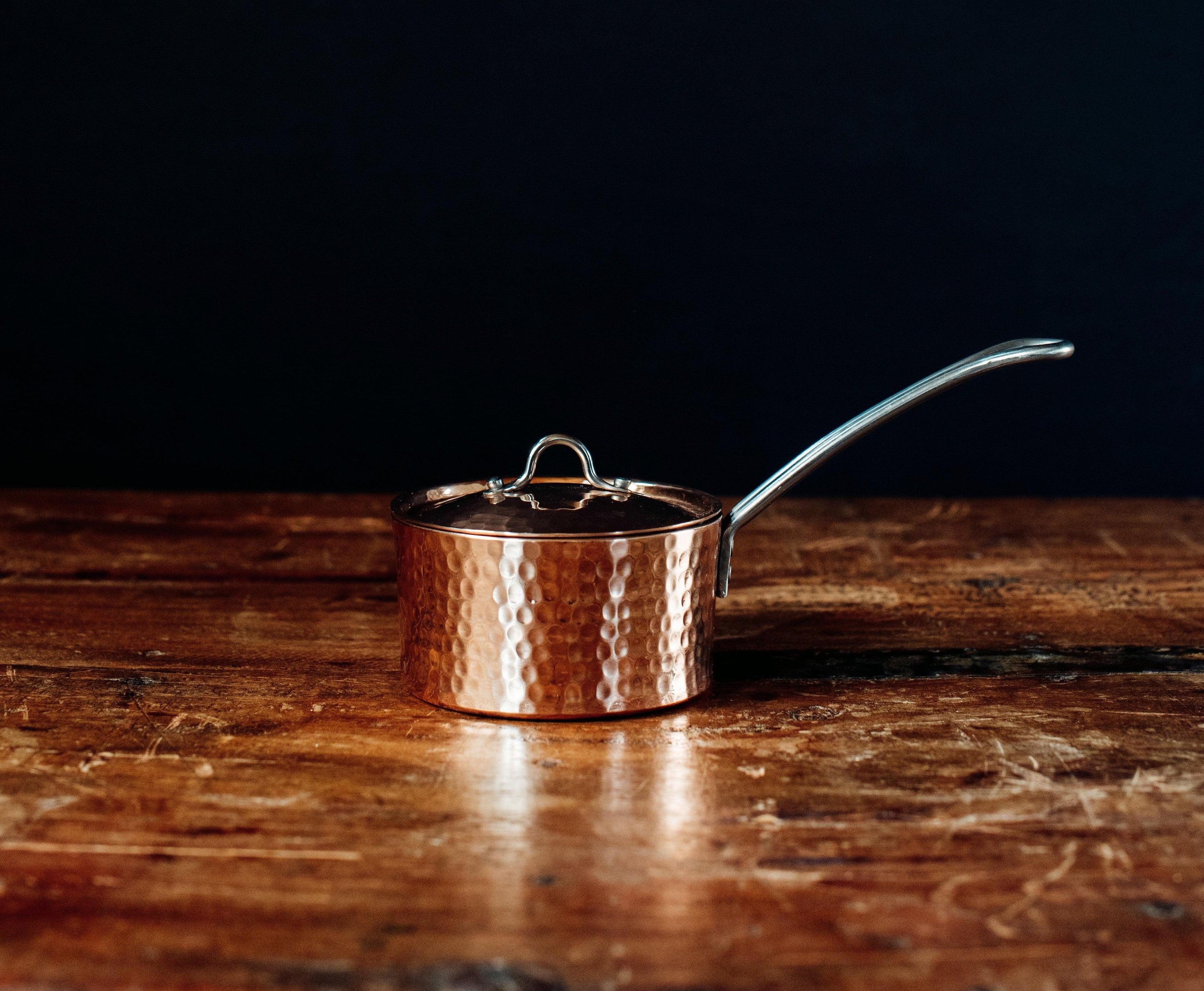 Sertodo Pots &amp; Pans Petite French Copper Butter Pot With Lid
