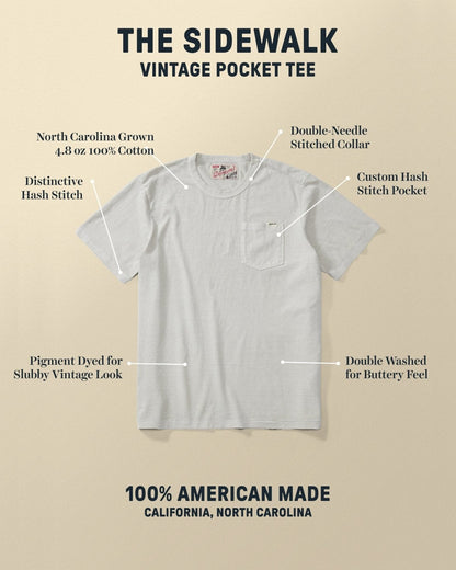 Sidewalk Vintage Pocket Tee