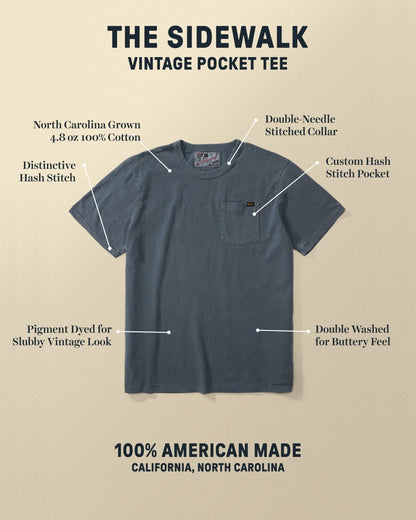 Sidewalk Vintage Pocket Tee