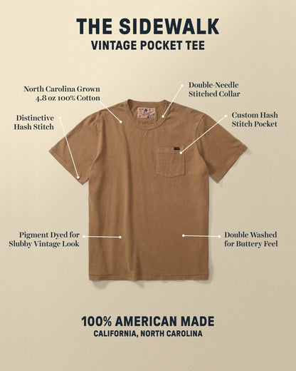 Sidewalk Vintage Pocket Tee
