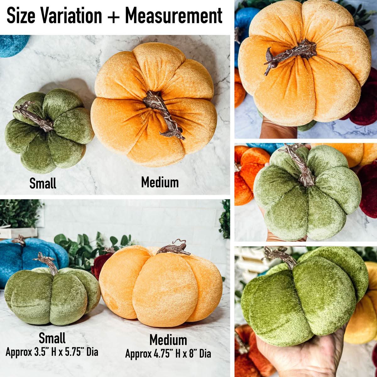 Gia Roma Pumpkins Velvet Pumpkins