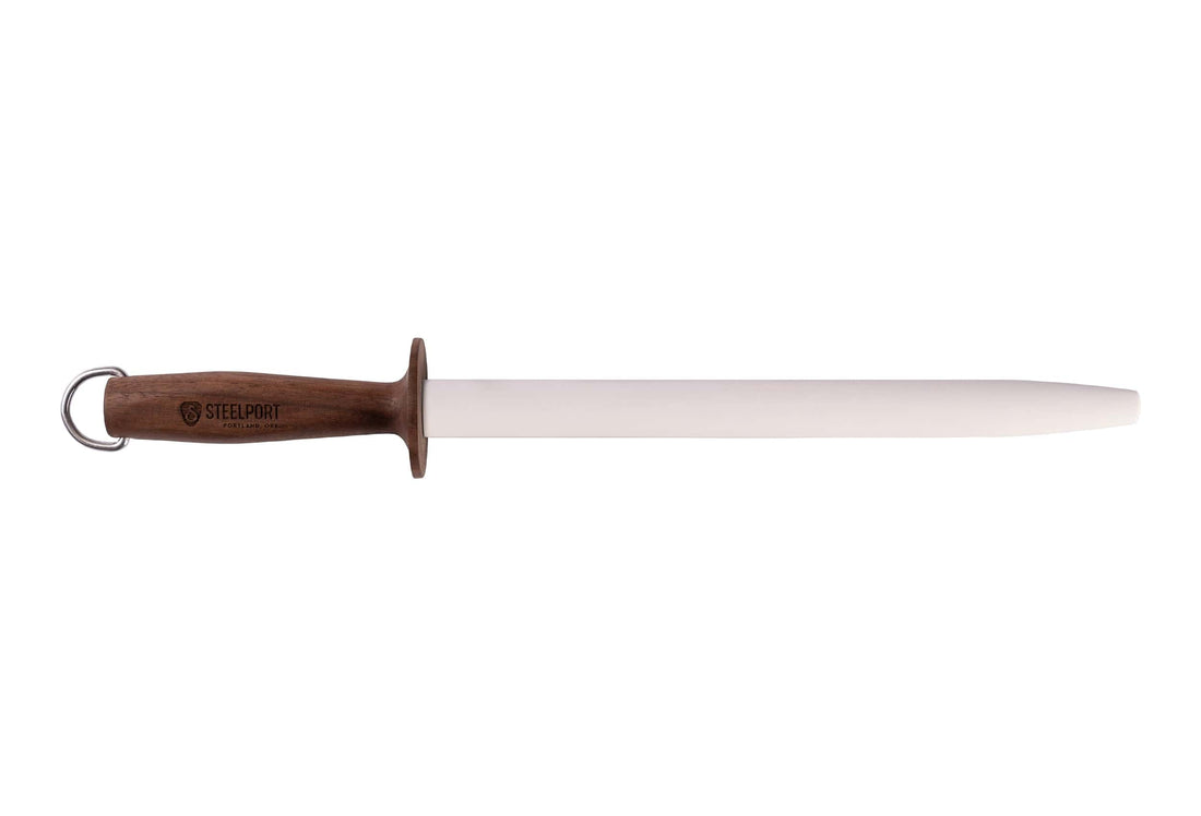 STEELPORT Knife Co. Accessories 12" Oval Ceramic Honing Rod
