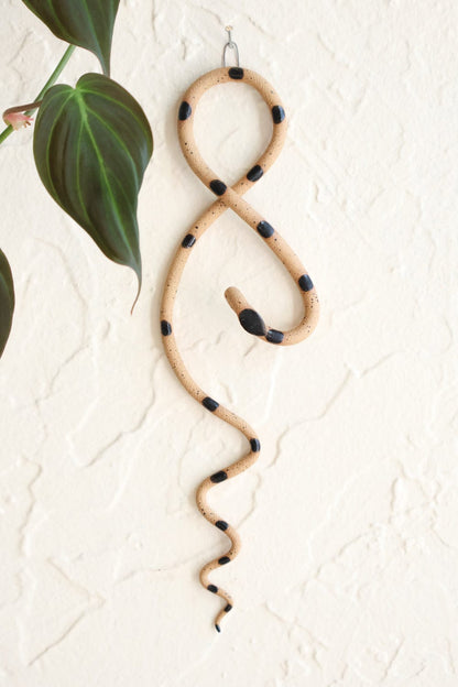 Carter + Rose Sammy Mini Ceramic Wall Snake