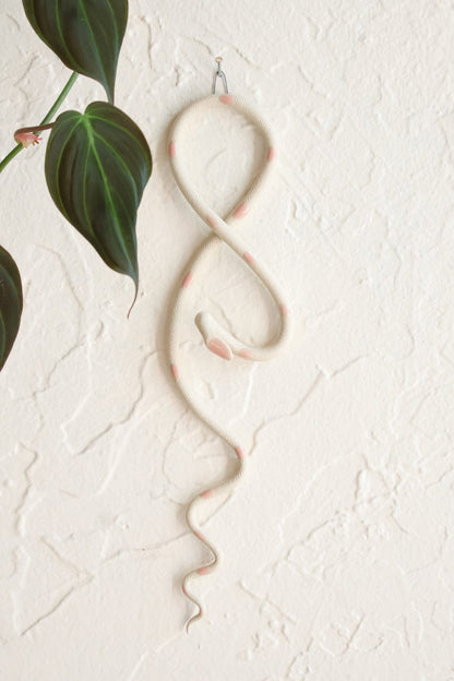 Carter + Rose Sofie Mini Ceramic Wall Snake