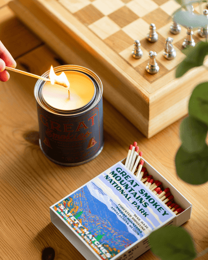 Good &amp; Well Supply Co. Great Smoky Mountains Vintage National Park Cabin Matches