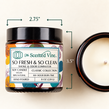 So Fresh &amp; So Clean Candle (Smoke and Odor Eliminator) Soy Candle