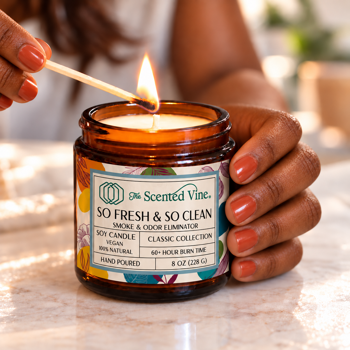 So Fresh &amp; So Clean Candle (Smoke and Odor Eliminator) Soy Candle