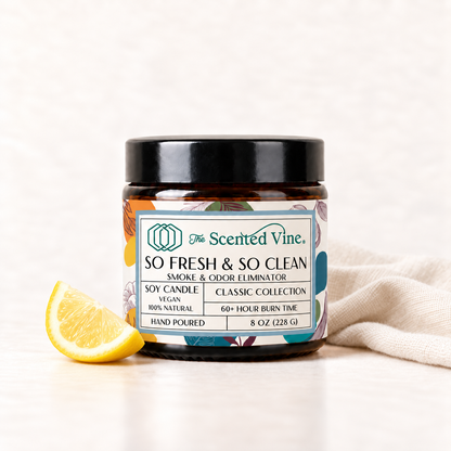 So Fresh &amp; So Clean Candle (Smoke and Odor Eliminator) Soy Candle
