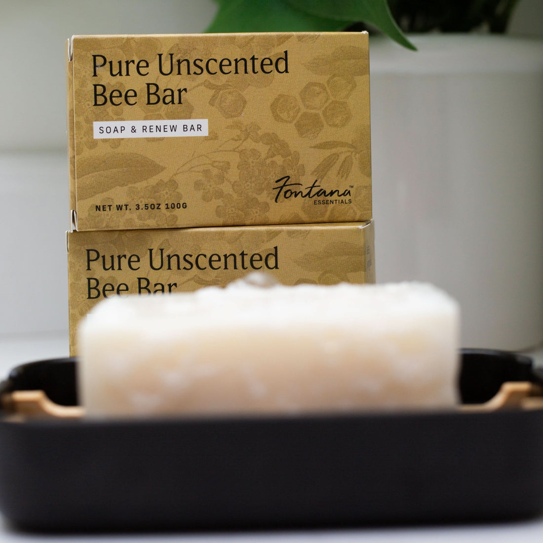 Pure Unscented Bee Bar Soap With Honey - My American Goods