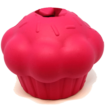 Cupcake eDispenser - Durable Rubber Chew Toy &amp; Treat Dispenser | USA Made