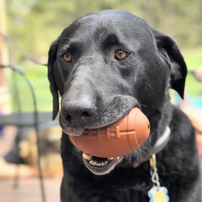 Football Dog Chew Toy &amp; Treat Dispenser - USA Made | SodaPup