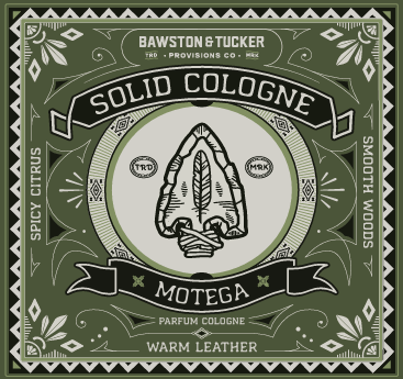Bawston &amp; Tucker Solid Cologne Solid Cologne - Motega - 0.35 oz Liner + Vessel