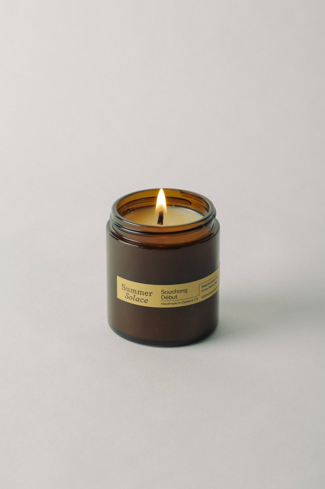 Souchong Debut – Tallow Travel Candle | Black Tea &amp; Vetiver - My American Goods
