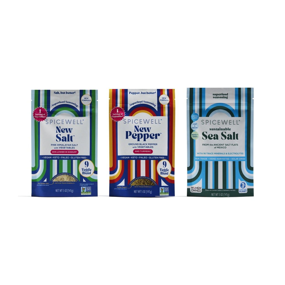 Superfood Seasonings Pouch Trio