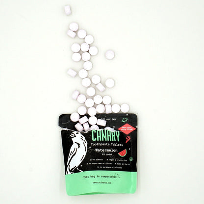 Canary Toothpaste Tablets Watermelon Toothpaste Tablets