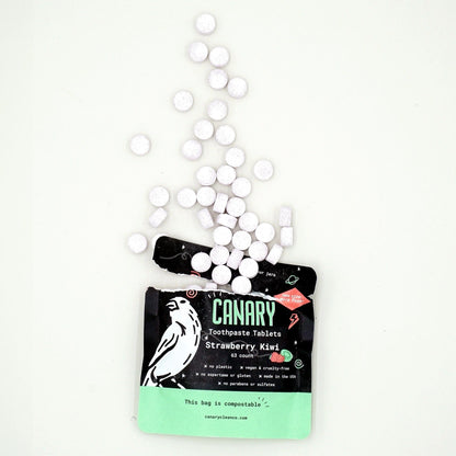 Canary Toothpaste Tablets Strawberry + Kiwi Toothpaste Tablets