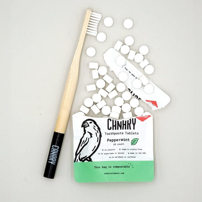 Canary Toothpaste Tablets Peppermint Toothpaste Tablets