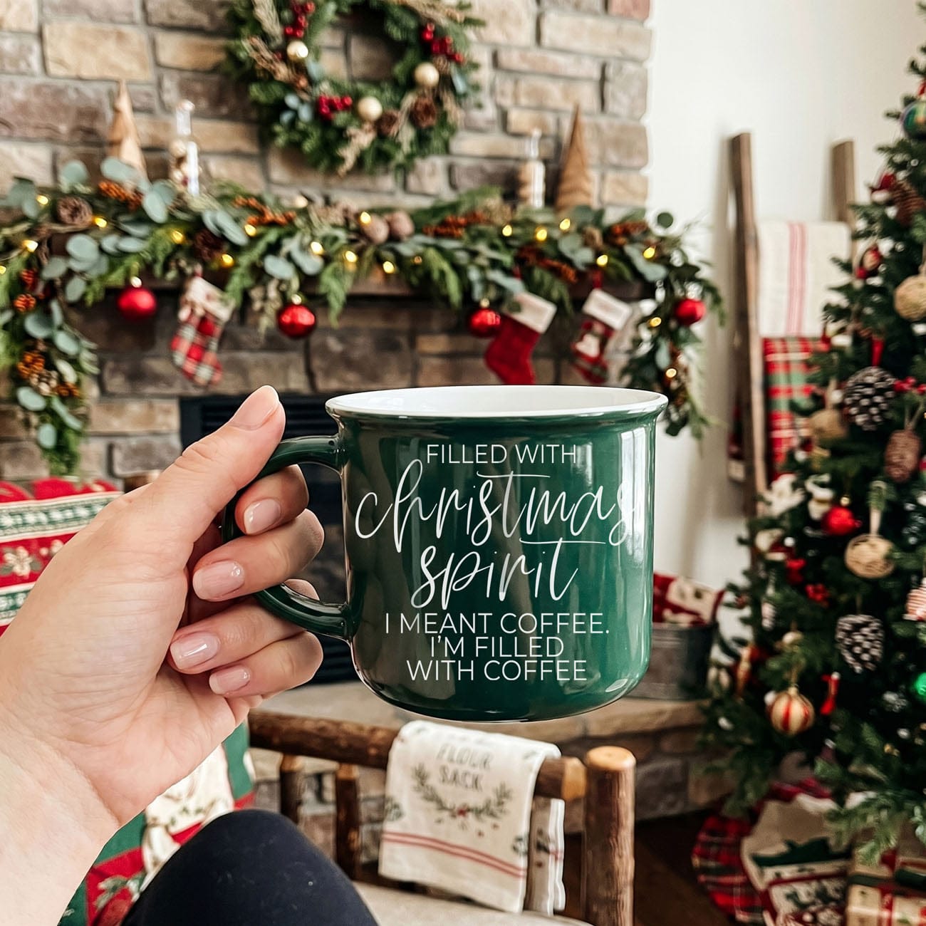 Gia Roma Coffee Mug, Christmas Spirit Mug